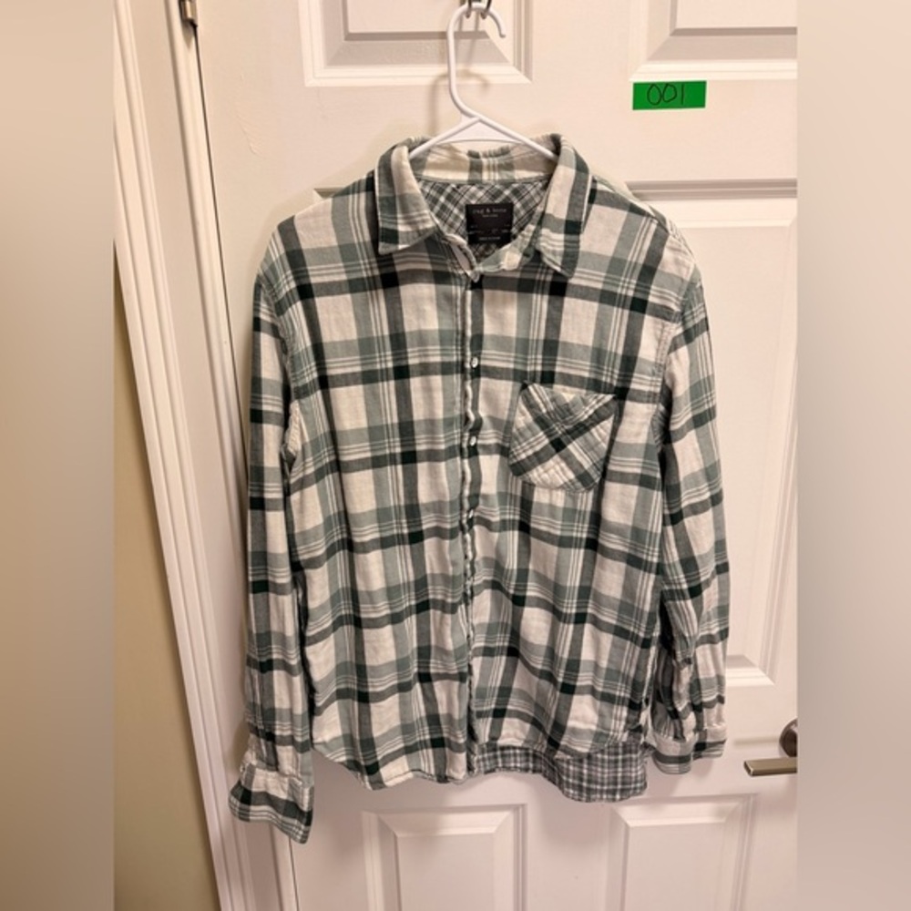 Mens Rag & Bone Flannel Shirt